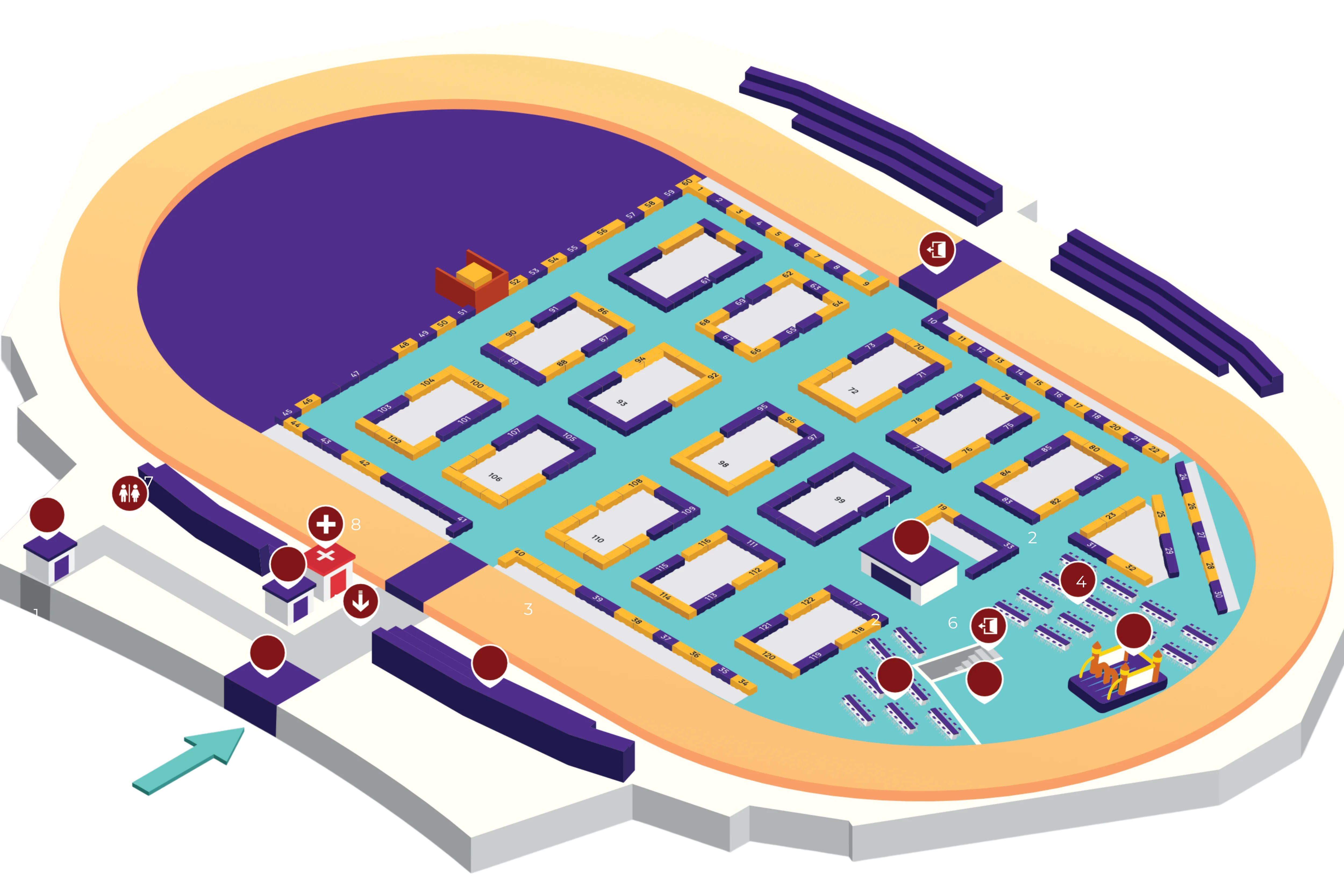 Plattegrond Master Pullz Alkmaar - Round 2